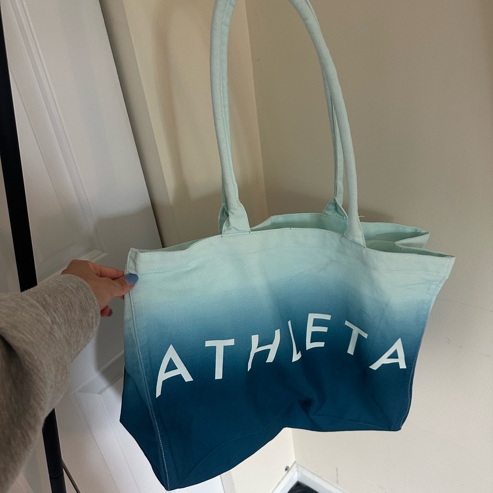 Athleta OS Tye Dye Fabric Tote